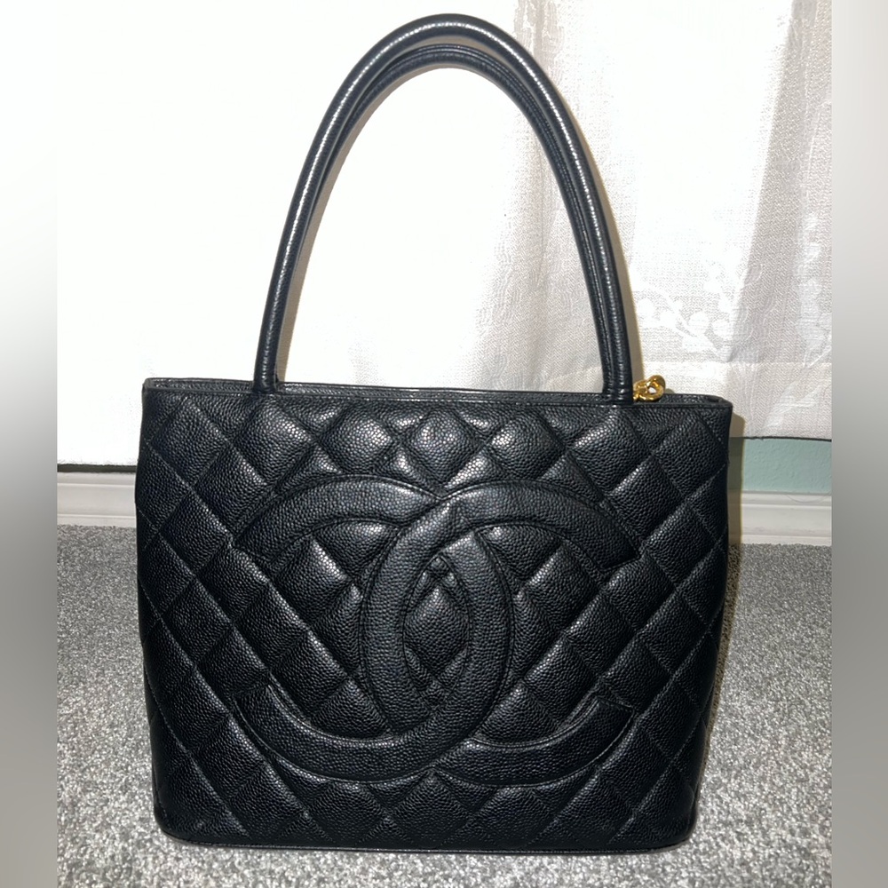 Chanel Caviar Medallion Tote